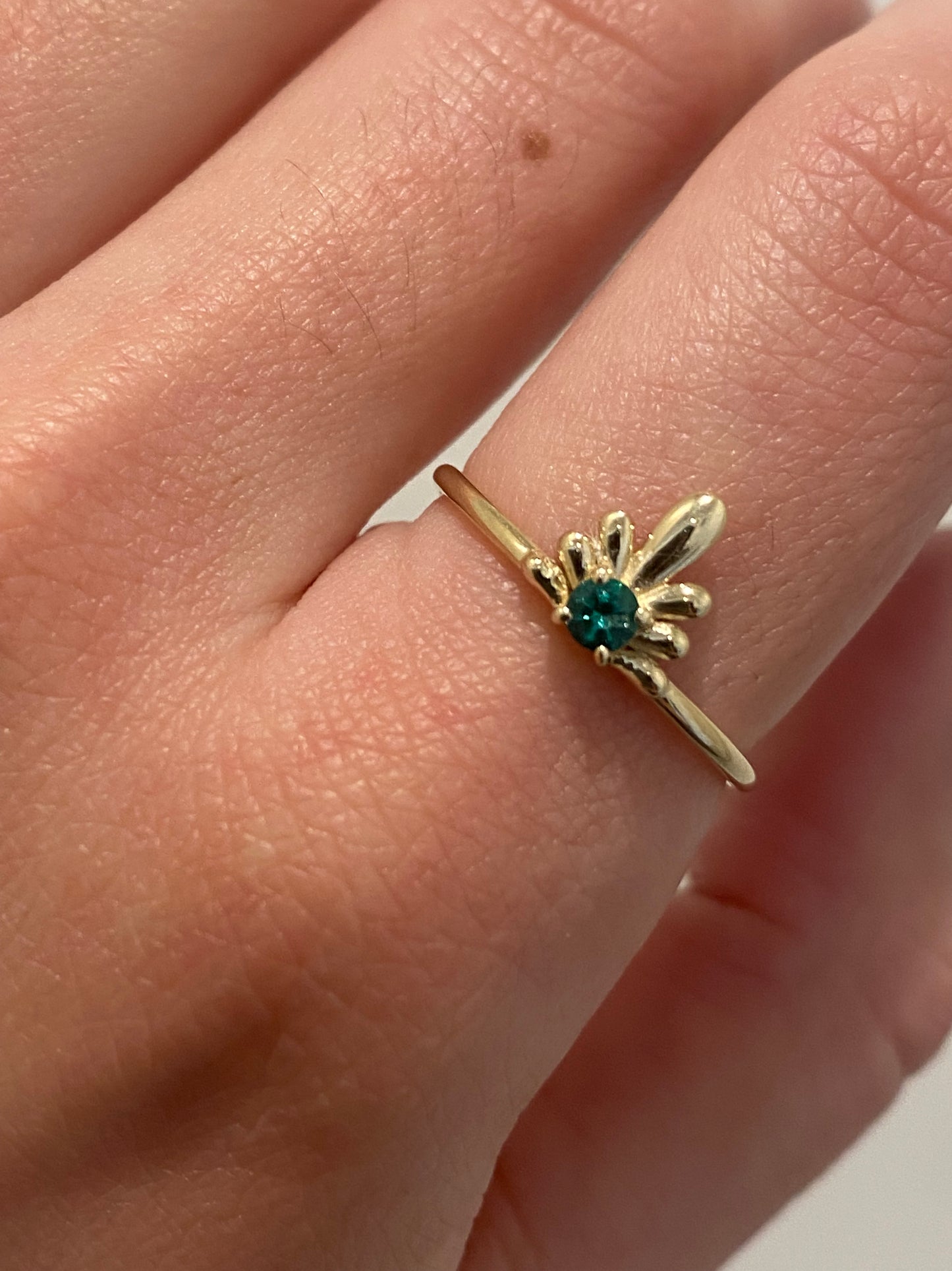 EMERALD PUEBLA INSPIRED TALAVERA RING