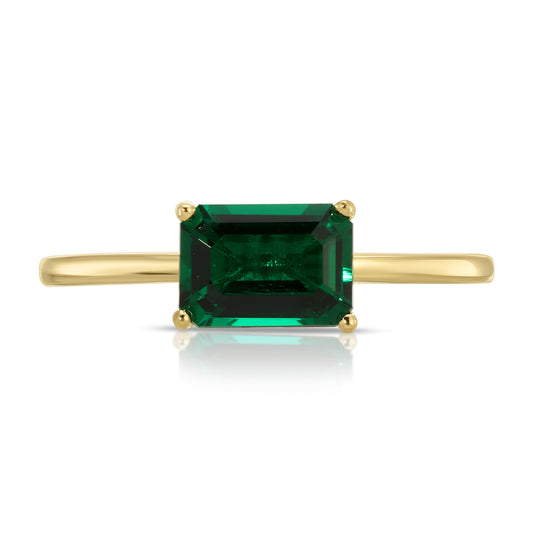 EMERALD CUT ESMERALDA RING