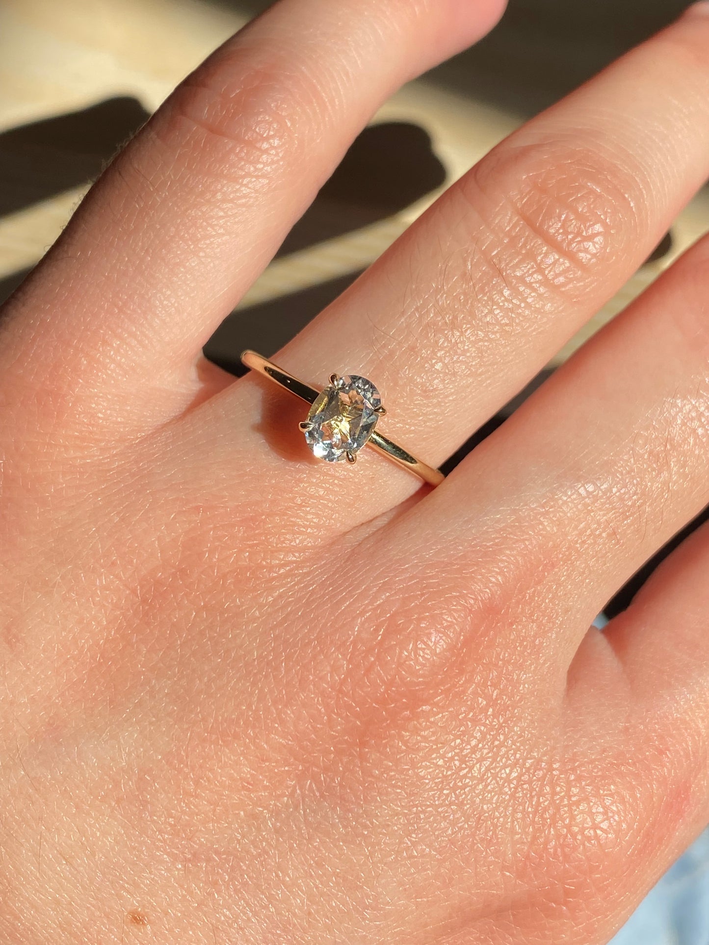 OVAL DIAMOND SOLITAIRE RING