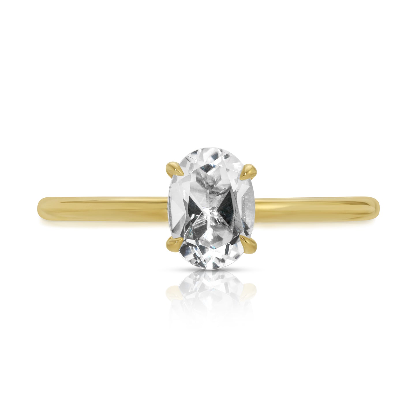 OVAL DIAMOND SOLITAIRE RING