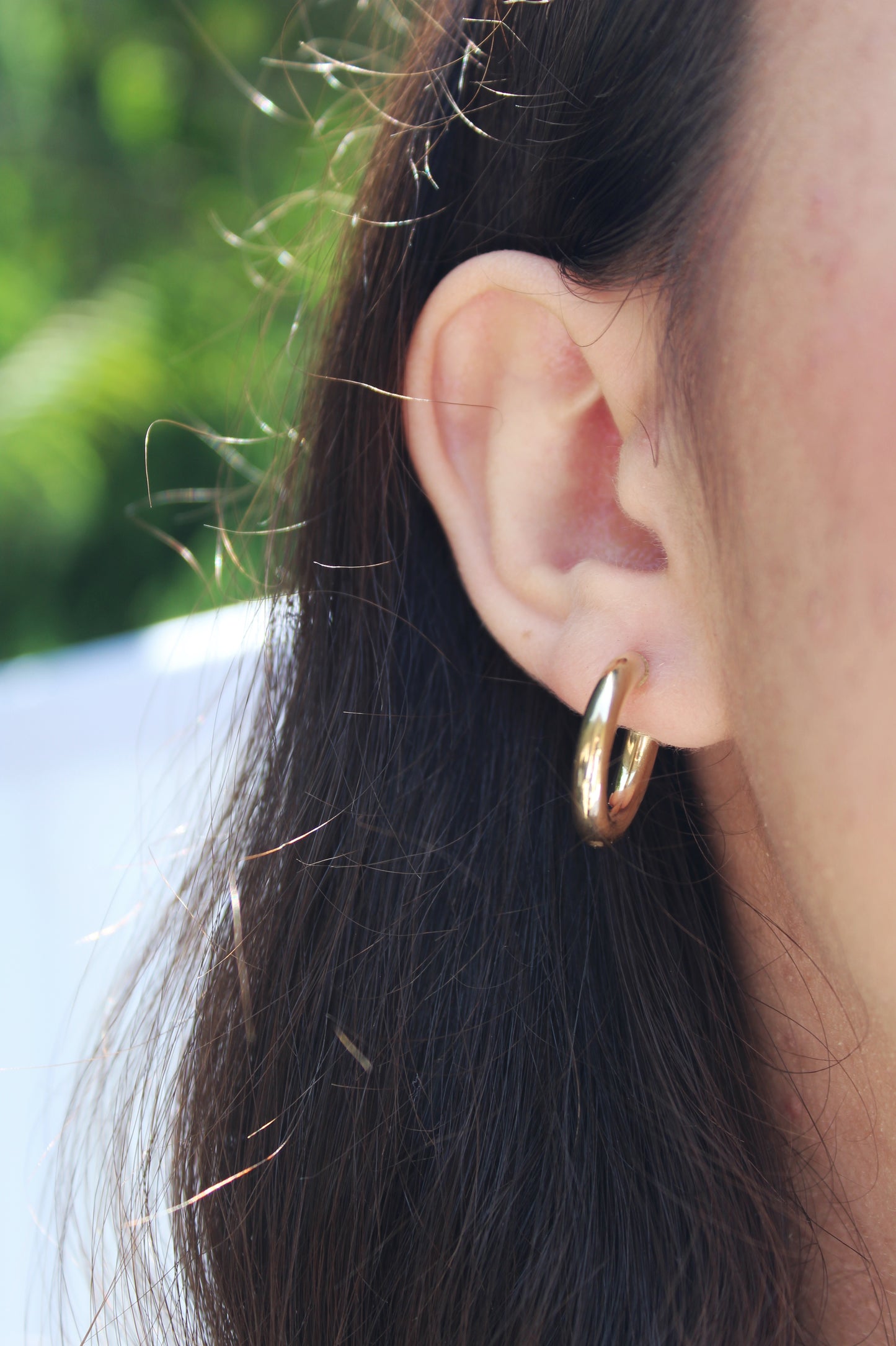 20MM CHUNKY GOLD HOOP (PAIR)