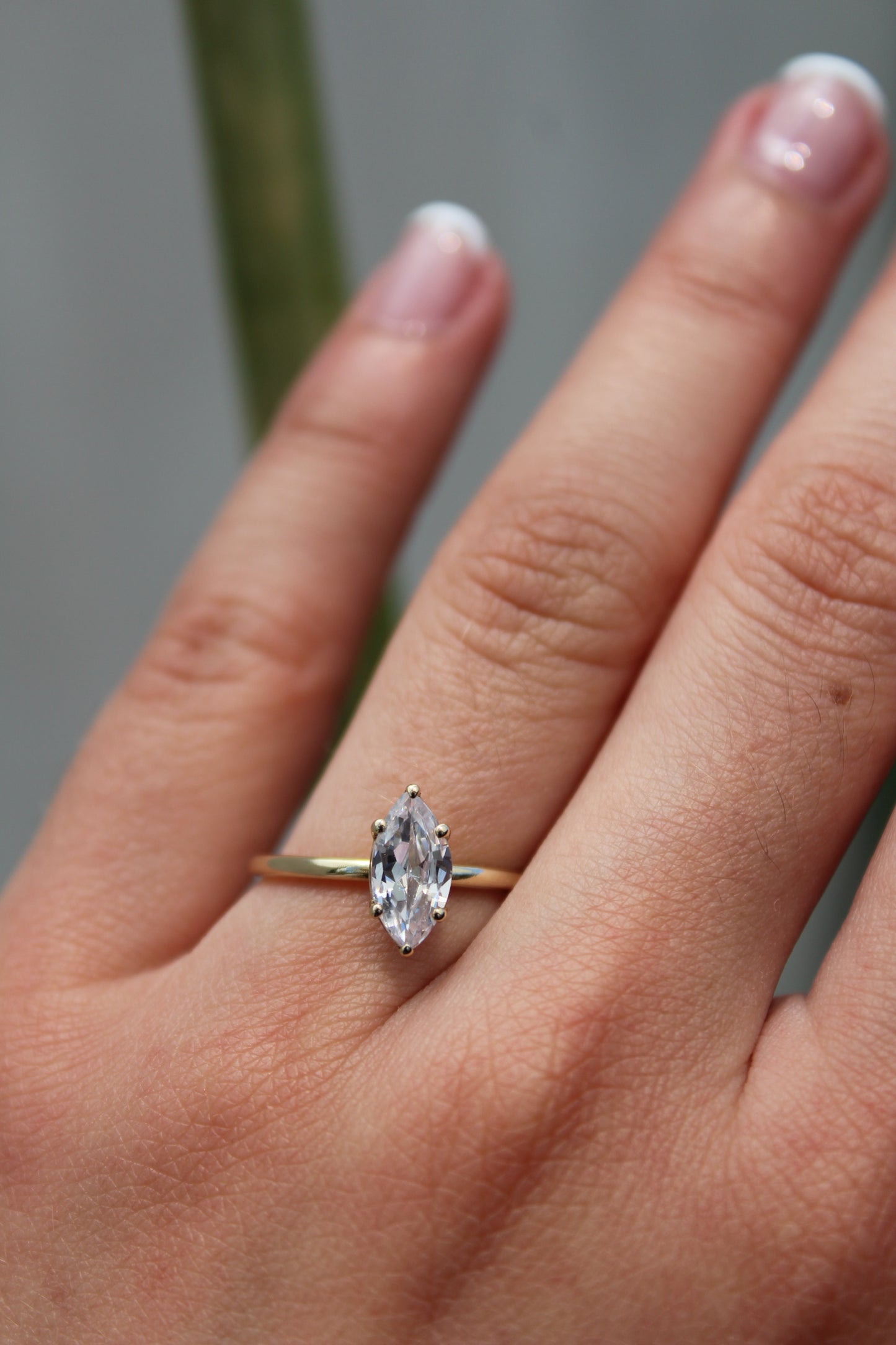MARQUISE DIAMOND SOLITAIRE RING