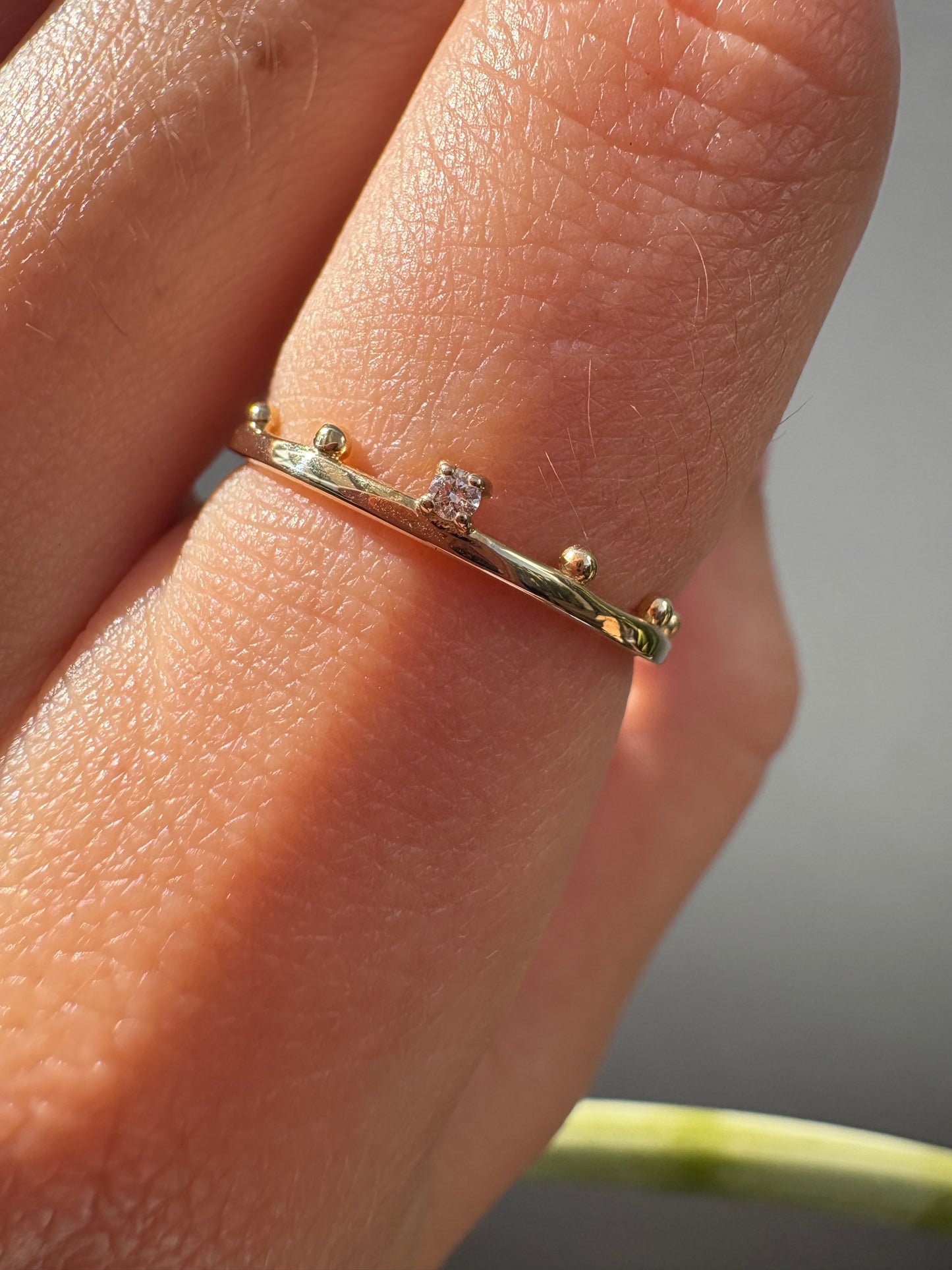 DIAMOND ROSARY RING