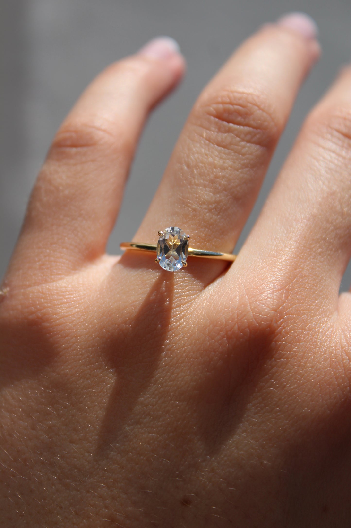 OVAL DIAMOND SOLITAIRE RING