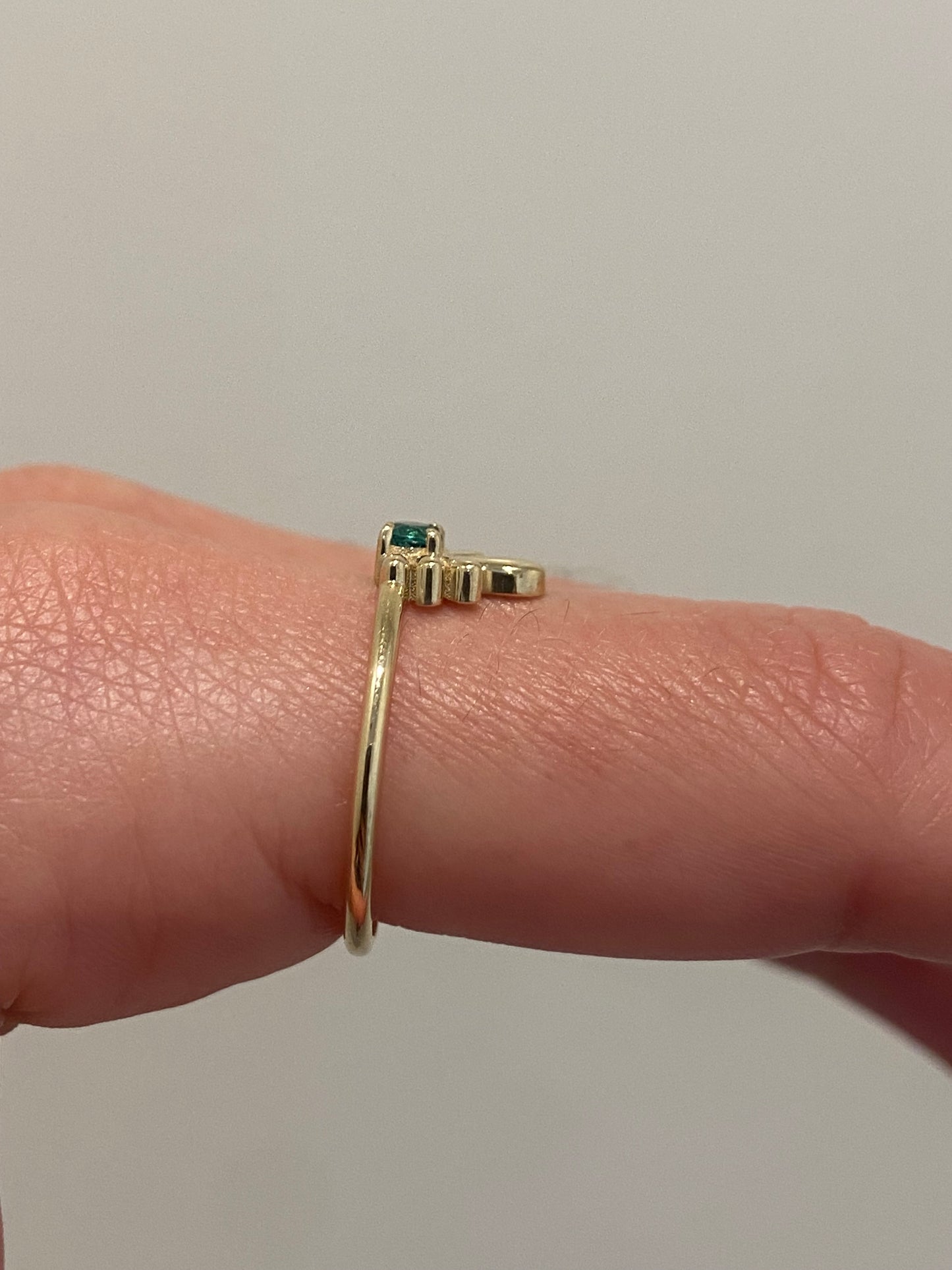 EMERALD PUEBLA INSPIRED TALAVERA RING