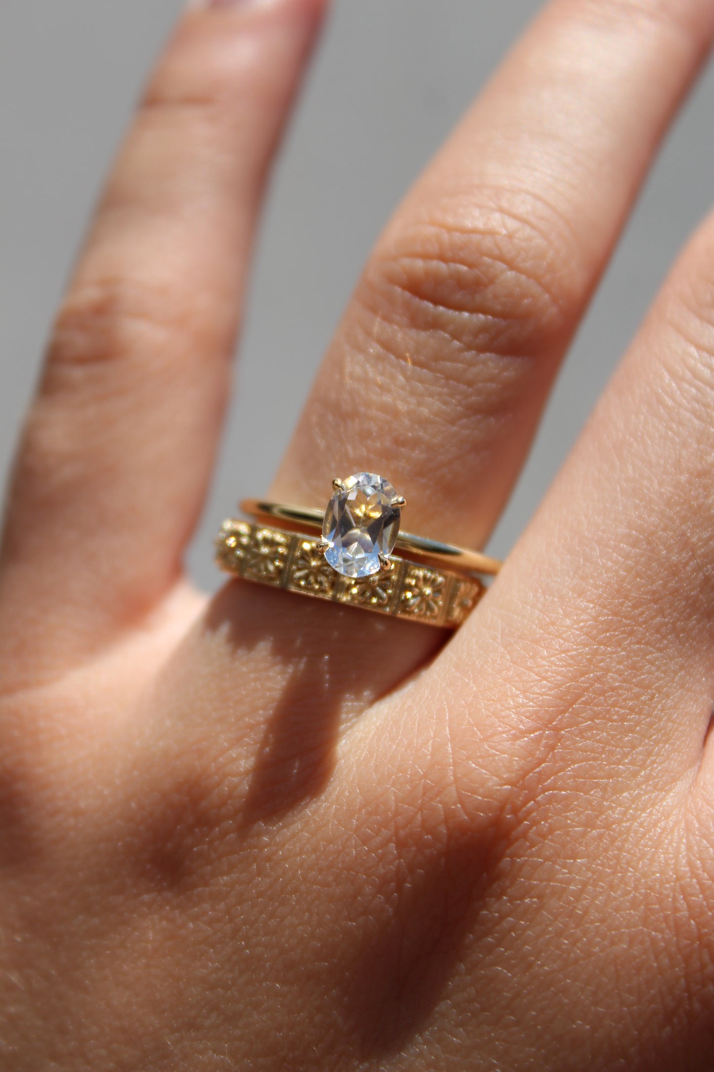OVAL DIAMOND SOLITAIRE RING