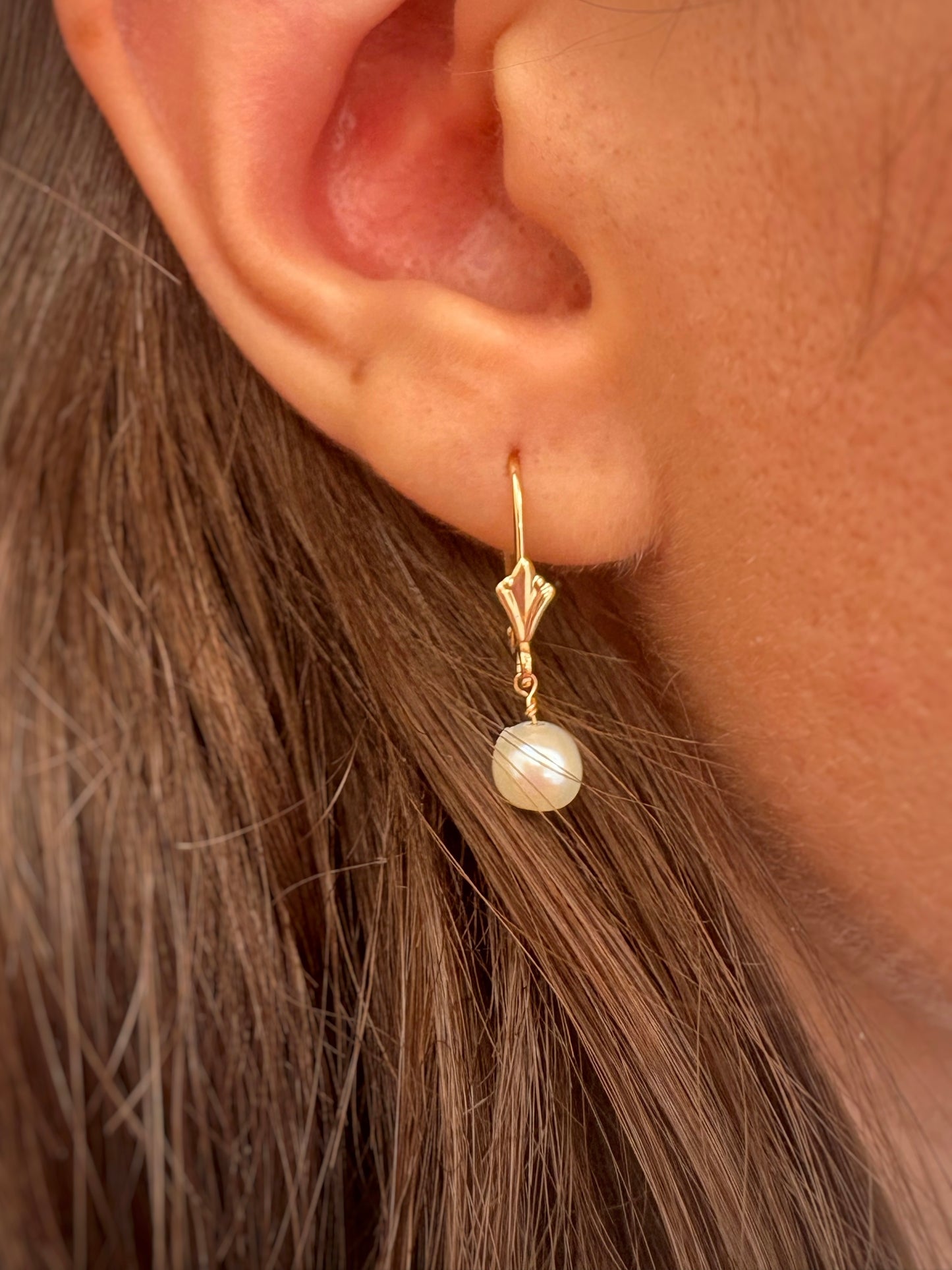 MARIA PEARL DROP EARRING