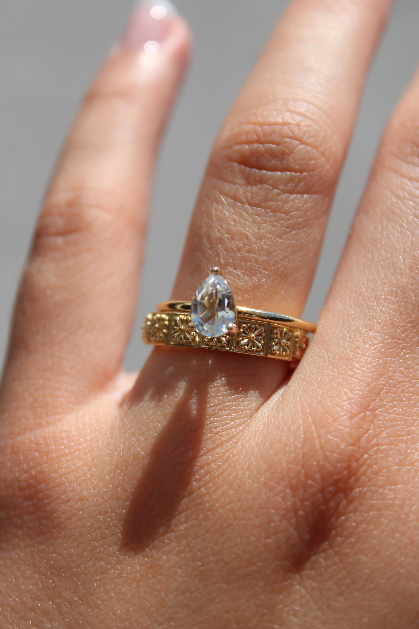 PEAR DIAMOND SOLITAIRE RING