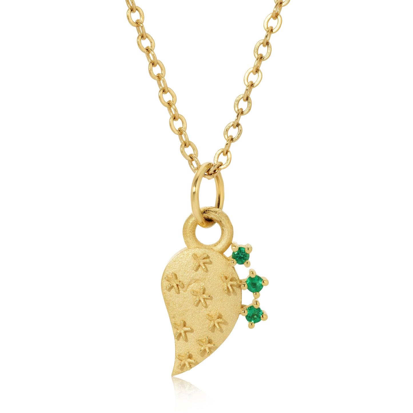 EMERALD TUNA NOPAL NECKLACE