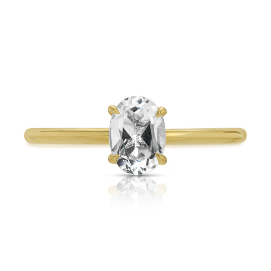 OVAL DIAMOND SOLITAIRE RING