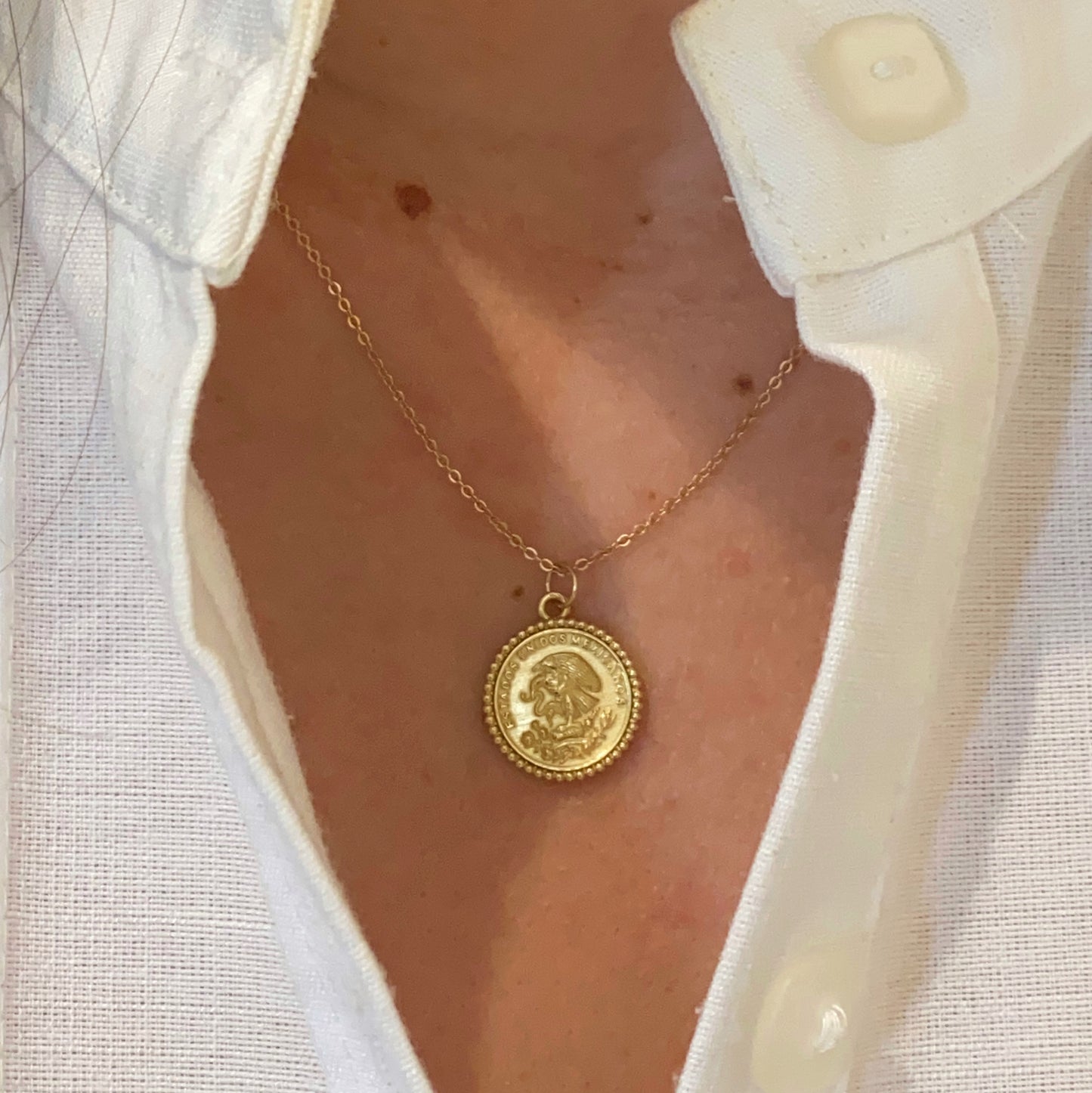 MEXICO COIN NECKLACE