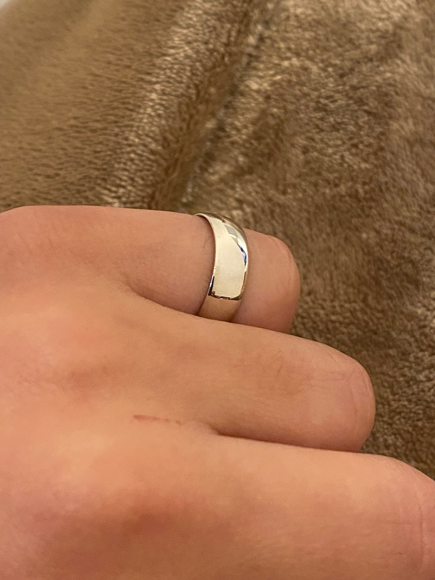 6MM HALF ROUND WEDDING BAND