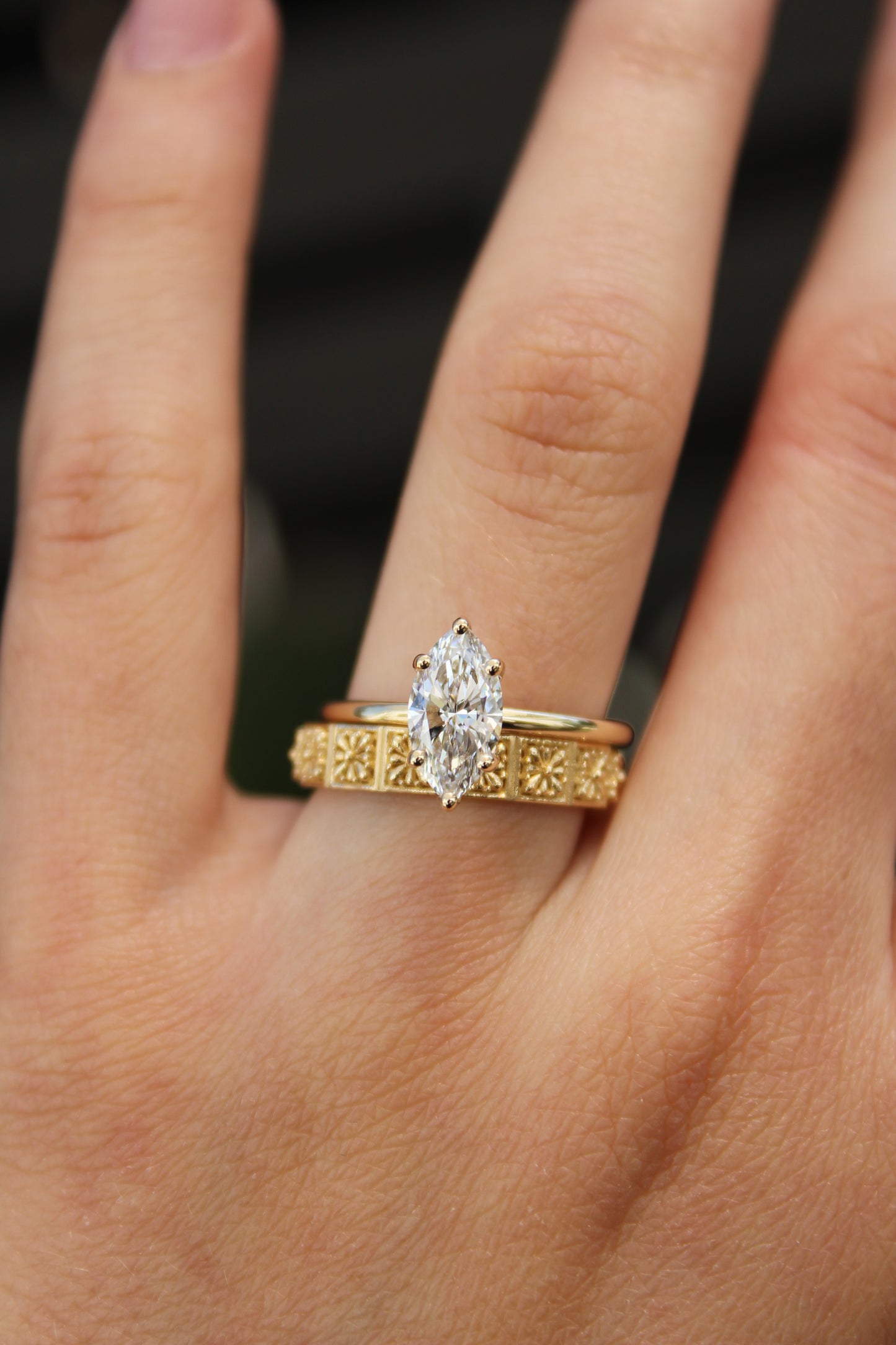 MARQUISE DIAMOND SOLITAIRE RING