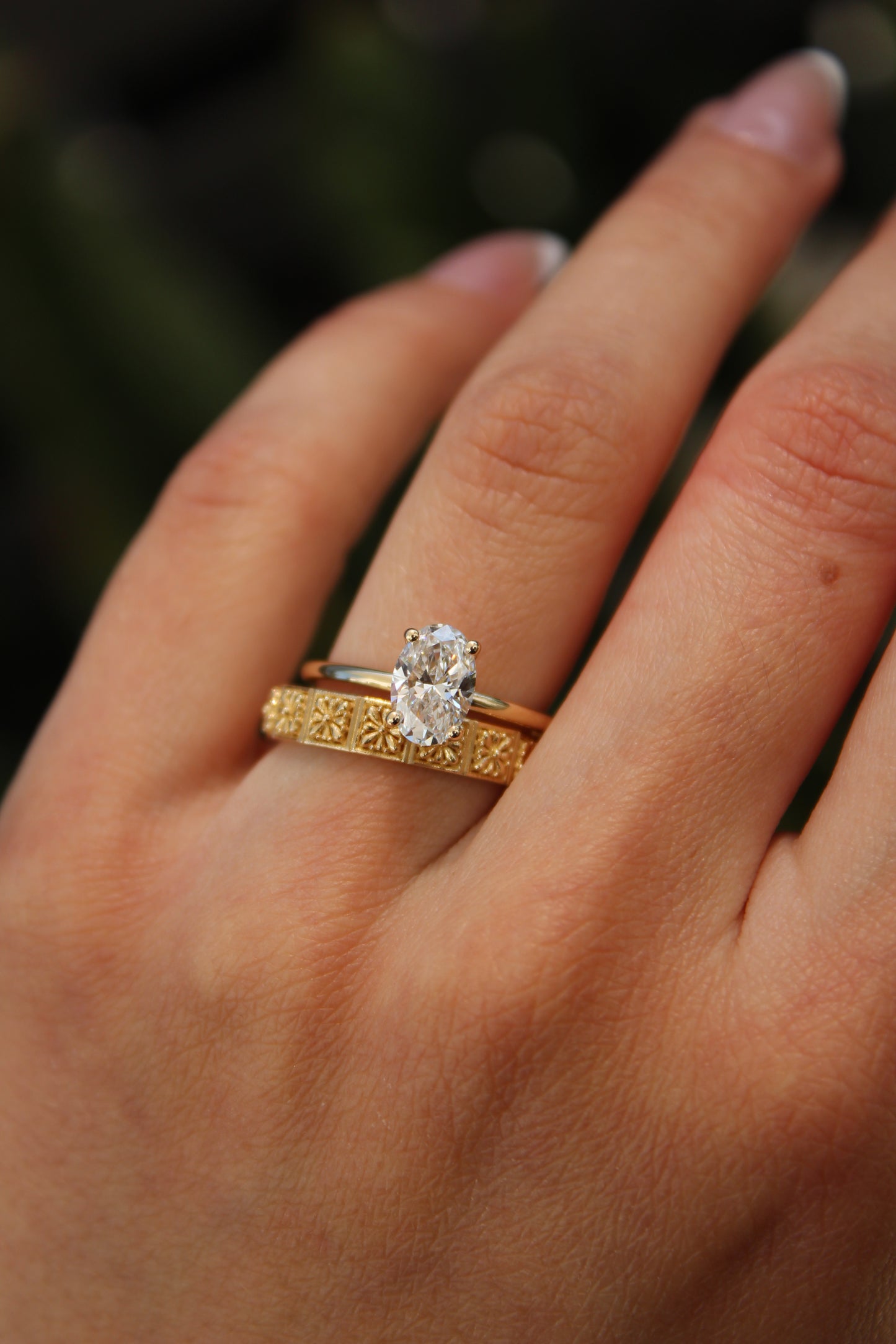 OVAL DIAMOND SOLITAIRE RING