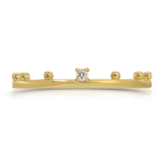 DIAMOND ROSARY RING