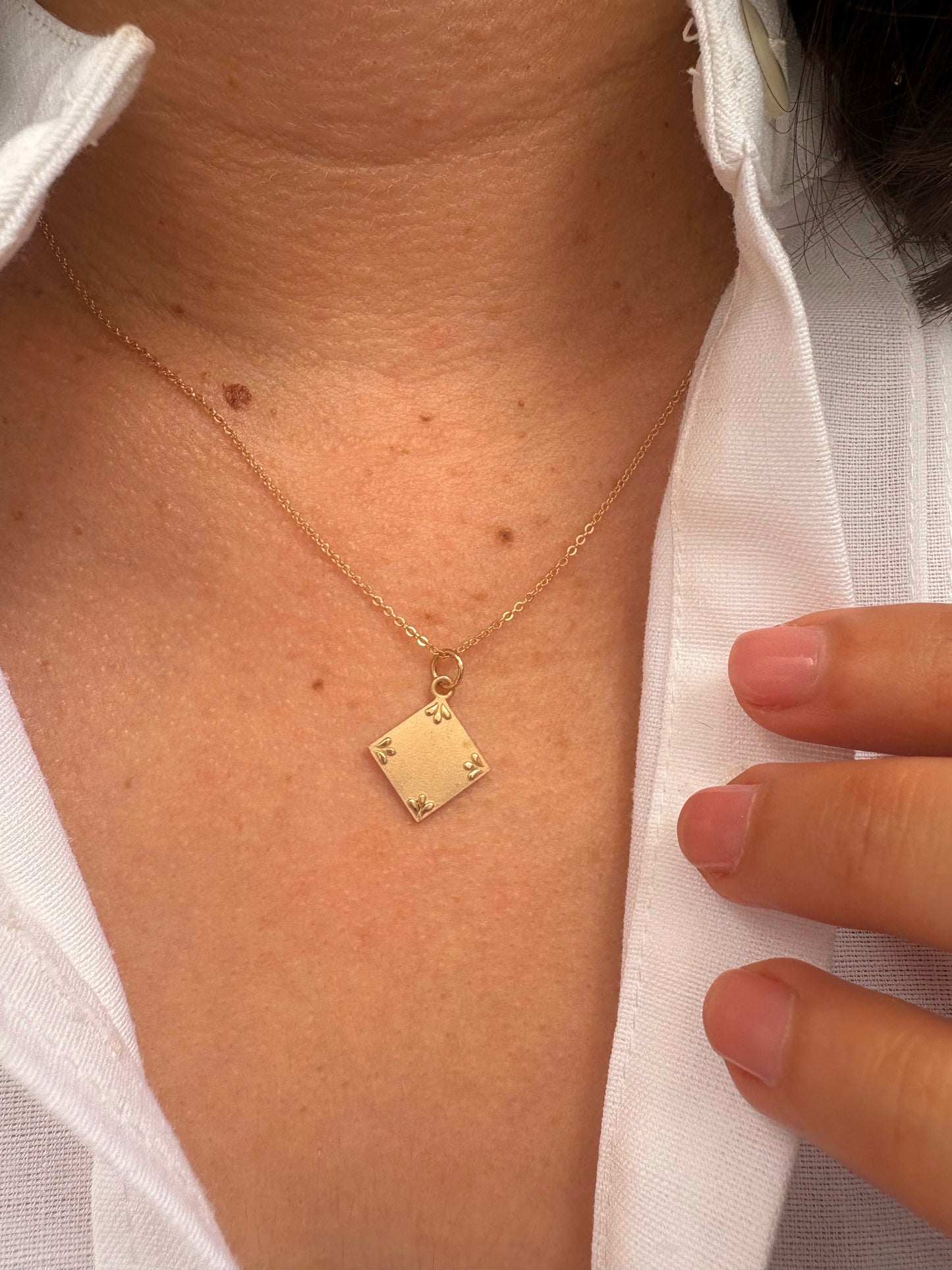 JUANITAS TILE NECKLACE