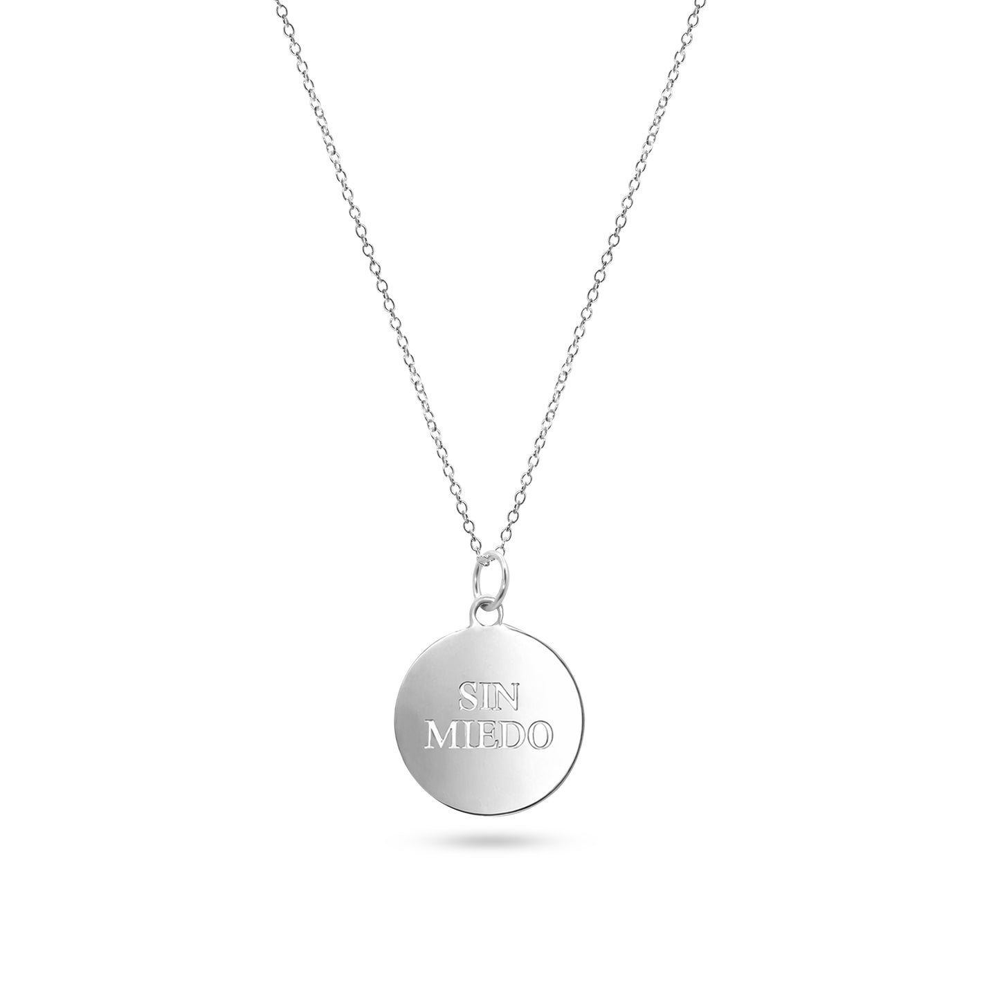 LARGE ROUND DISC PENDANT