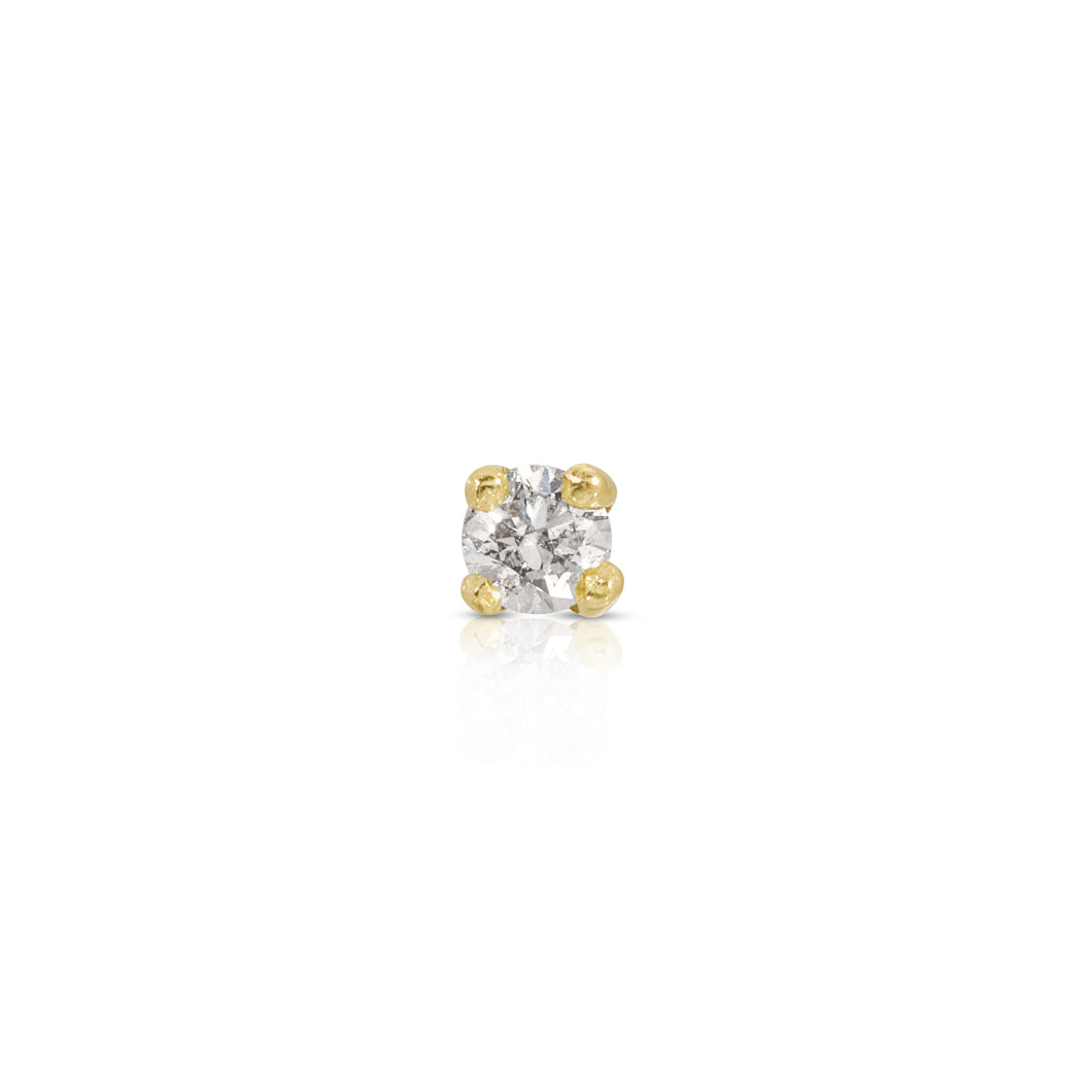 2MM DIAMOND STUD (SINGLE)