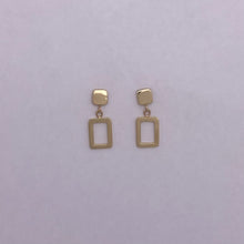 Load image into Gallery viewer, RETRO SQUARE DANGLE EARRING (PAIR)
